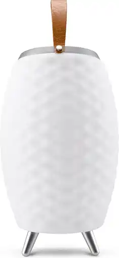 Bol.com FlinQ Bali XL - Speaker Lamp - Draadloze Speaker - Wijnkoeler - Tafellamp - Bluetooth - RGB - Wit aanbieding
