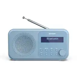 Expert Sharp DR-P420 DAB radio Blauw aanbieding
