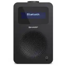 Expert Sharp DR-430BK DAB radio Zwart aanbieding