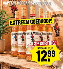 Super Dirck 3 Captain Morgan Spiced Gold aanbieding