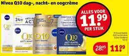 Kruidvat Nivea Q10 dag, nacht en oogcrème aanbieding