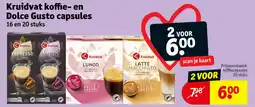 Kruidvat Kruidvat koffie en Dolce Gusto capsules aanbieding