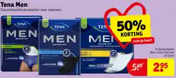 Kruidvat Tena Men aanbieding