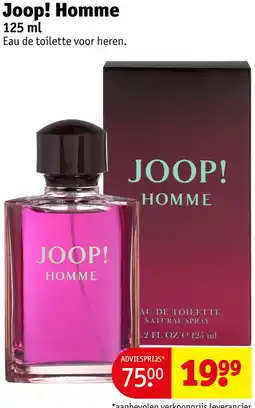 Kruidvat Joop! Homme aanbieding