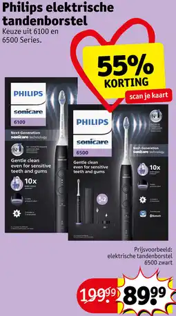 Kruidvat Philips elektrische tandenborstel aanbieding