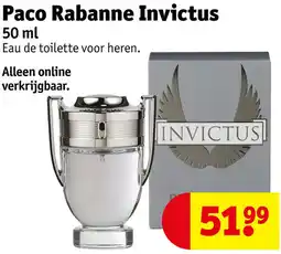 Kruidvat Paco Rabanne Invictus aanbieding