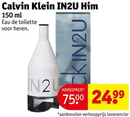 Kruidvat Calvin Klein IN2U Him aanbieding