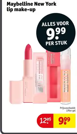 Kruidvat Maybelline New York lip make-up aanbieding