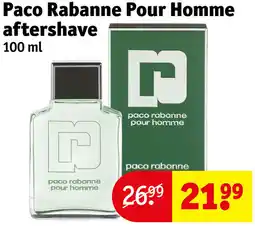 Kruidvat Paco Rabanne Pour Homme aftershave aanbieding
