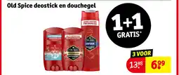 Kruidvat Old Spice deostick en douchegel aanbieding