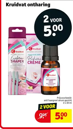 Kruidvat Kruidvat ontharing aanbieding