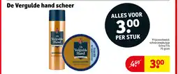 Kruidvat De Vergulde hand scheer aanbieding