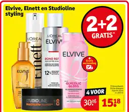 Kruidvat Elvive , Elnett en Studioline styling aanbieding