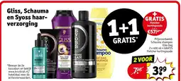 Kruidvat Gliss, Schauma en Syoss haar verzorging aanbieding