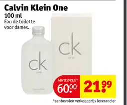 Kruidvat Calvin Klein One aanbieding