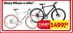 Kruidvat Sharp Milano e-bike aanbieding