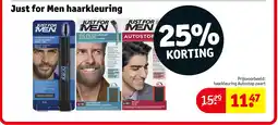 Kruidvat Just for Men haarkleuring aanbieding