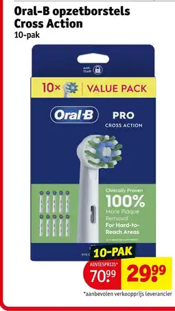 Kruidvat Oral-B opzetborstels Cross Action aanbieding