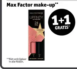 Kruidvat Max Factor make-up aanbieding