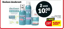 Kruidvat Deoleen deodorant aanbieding