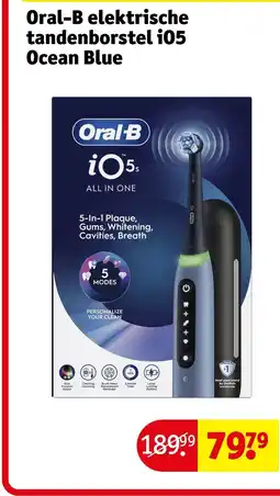 Kruidvat Oral-B elektrische tandenborstel 105 Ocean Blue aanbieding