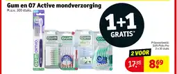Kruidvat Gum en 07 Active mondverzorging aanbieding