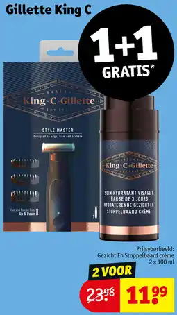Kruidvat Gillette King C aanbieding