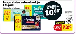 Kruidvat Pampers luiers en luierbroekjes XXL pack aanbieding