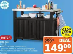 Albert Heijn Keter BBQ-tafel Unity XL aanbieding