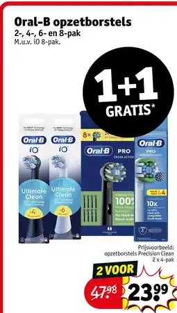 Kruidvat Oral-B opzetborstels aanbieding