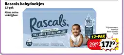 Kruidvat Rascals babydoekjes aanbieding