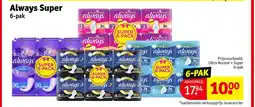 Kruidvat Always Super aanbieding