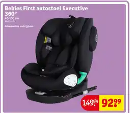 Kruidvat Bebies First autostoel Executive 360° aanbieding