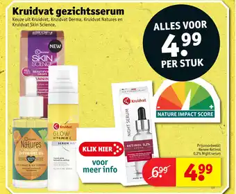 Kruidvat Kruidvat gezichtsserum aanbieding