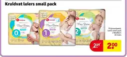 Kruidvat Kruidvat luiers small pack aanbieding