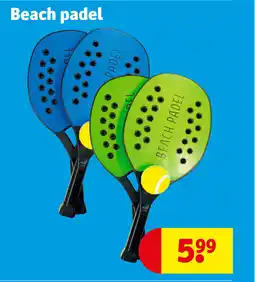 Kruidvat Beach padel aanbieding