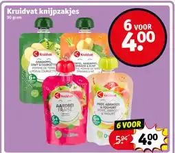 Kruidvat Kruidvat knijpzakjes aanbieding