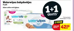 Kruidvat Waterwipes babydoekjes aanbieding