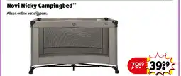 Kruidvat Novi Nicky Campingbed aanbieding