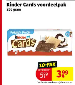 Kruidvat Kinder Cards voordeelpak aanbieding