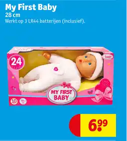 Kruidvat My First Baby aanbieding