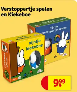 Kruidvat Verstoppertje spelen en Kiekeboe aanbieding