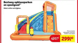 Kruidvat Bestway opblaasparken en speelgoed aanbieding
