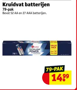 Kruidvat Kruidvat batterijen aanbieding