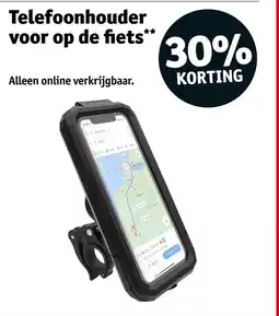 Kruidvat Telefoonhouder voor op de fiets aanbieding