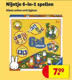 Kruidvat Nijntje 6 in 1 spellen aanbieding