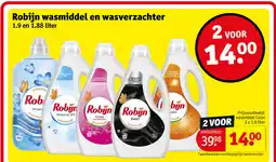 Kruidvat Robijn wasmiddel en wasverzachter aanbieding