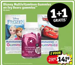 Kruidvat Disney Multivitaminen Gummies en Ivy Bears gummies aanbieding