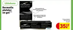Kruidvat Dermatix pleister en gel aanbieding