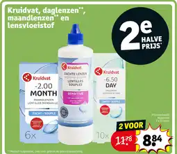Kruidvat Kruidvat, daglenzen , maandlenzen en lensvloeistof aanbieding